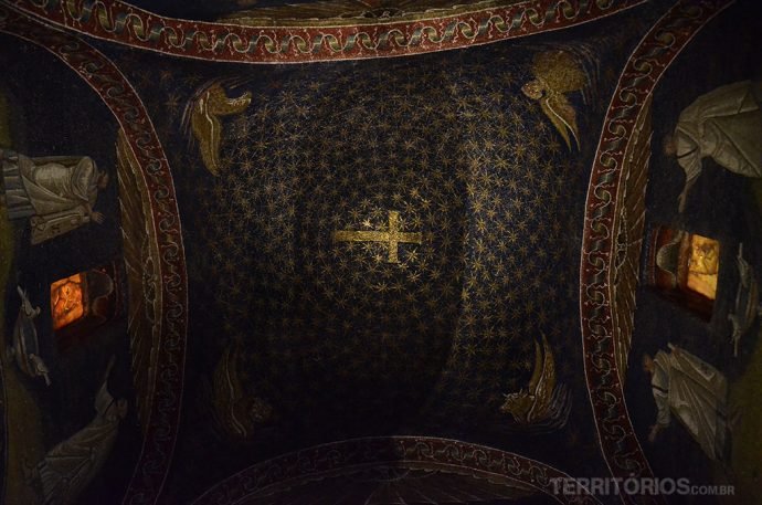 O teto do Mausoleo