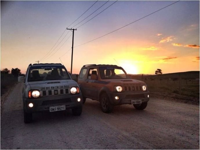 Desafio Jimny pelas estradas do Brasil