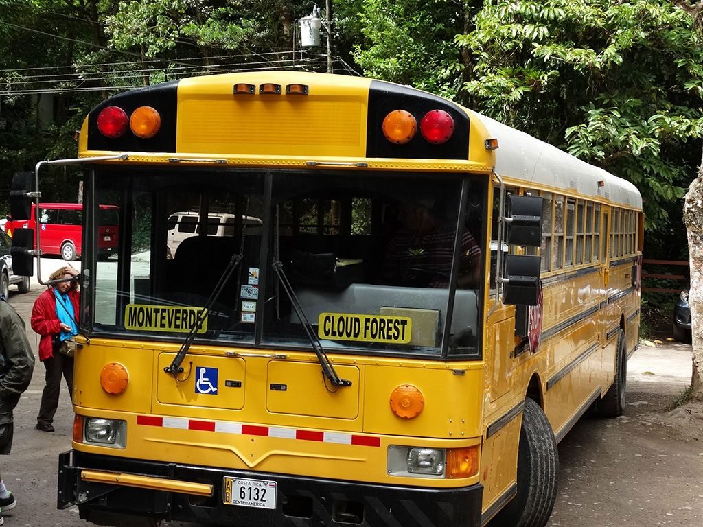 Transporte público para o Bosque Nebuloso