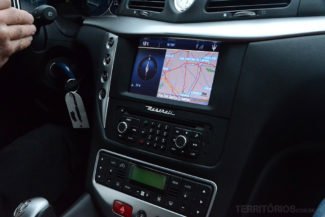 Detalhe do painel e Gps Detalhe do painel e Gps