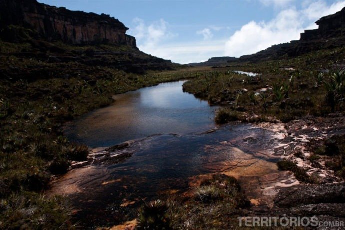 Piscina natural no Vale do Arabobo
