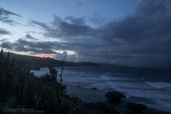 Fim do dia em Bathsheba