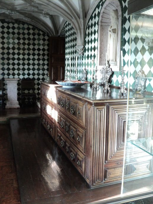 Os azulejos estão por toda a parte no Palácio da Pena Os azulejos estão por toda a parte no Palácio da Pena