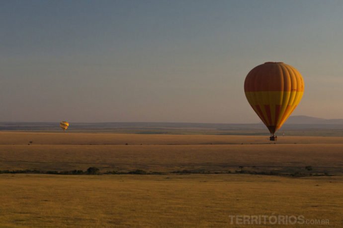 Voo de balão em Maasai Mara