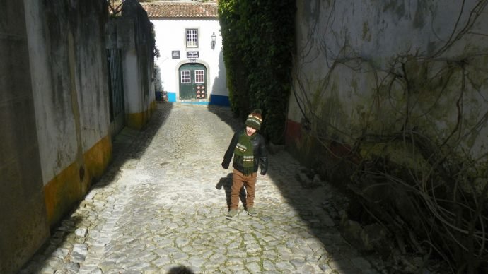 Passeio pelas ruelas de paralelepípedo