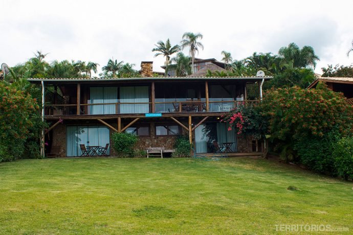 Frente da casa Tucano onde me hospedei com mais dois amigos