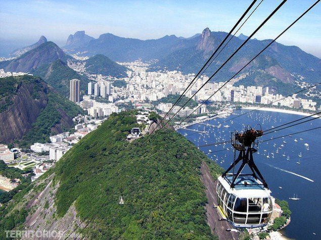 Foto clássica com o Morro da Urca