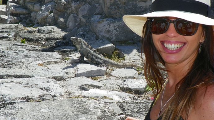 Onde antes viviam os maias, hoje habitam as iguanas
