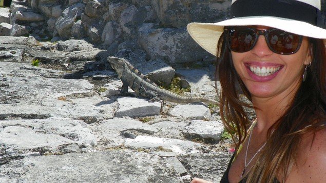 Onde antes viviam os maias, hoje habitam as iguanas