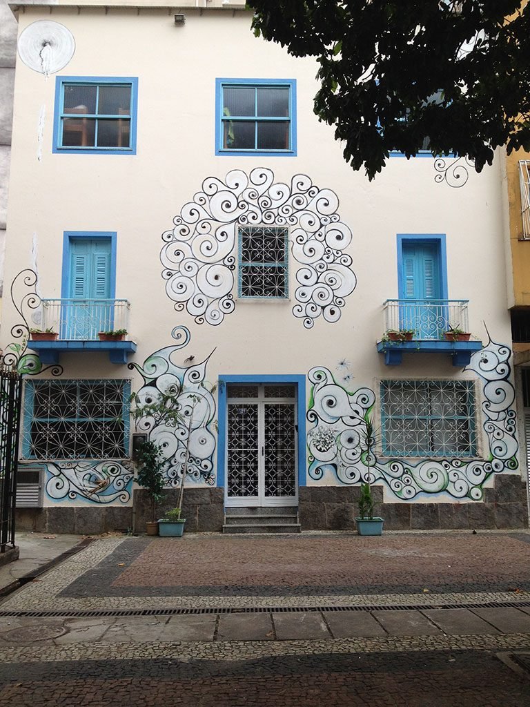 Fachada do hostel