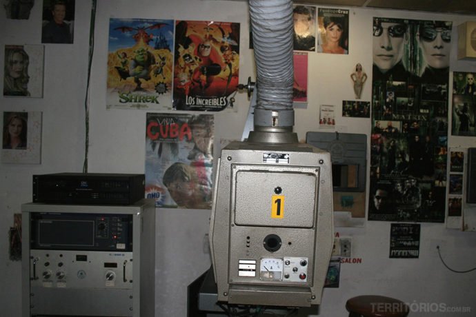 Sala de projeção
