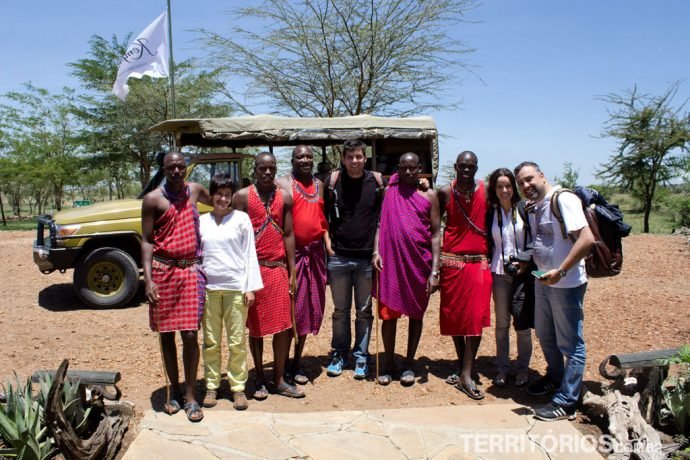 Boas vindas em Maasai Mara Boas vindas em Maasai Mara