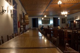 O refeitório do Santuário do Caraça O refeitório do Santuário do Caraça