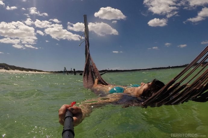 Relax total na Lagoa Paraíso de Jericoacoara