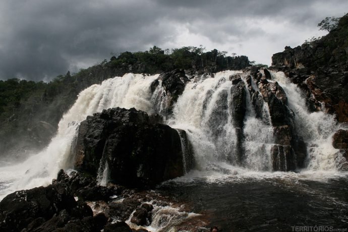Cachoeira das Cariocas dois dias depois da chuva