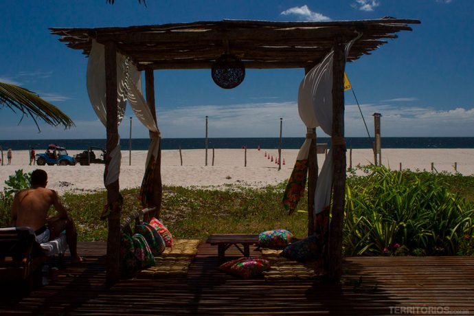 Praia do Preá vista do Rancho do Peixe é a dica de Onde ficar no Nordeste para quem gosta de kite surf