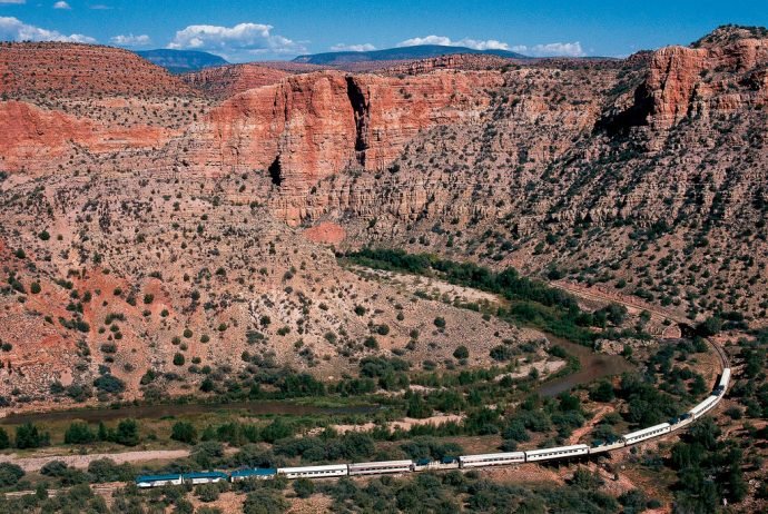 Passeio de trem no Verde Canyon