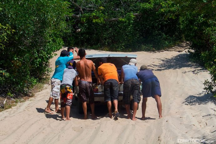 Atolados no caminho