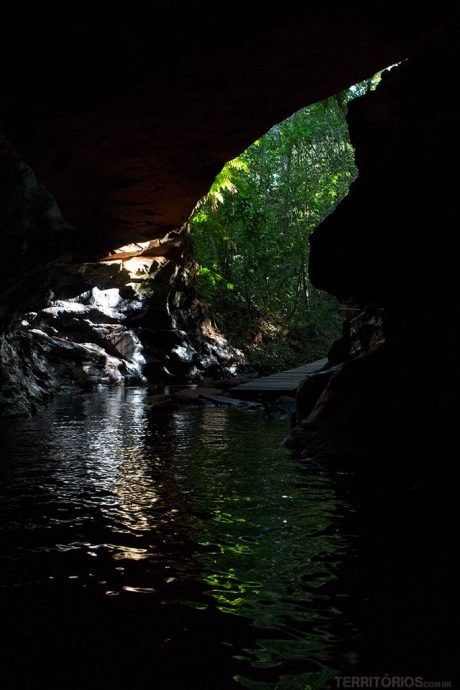 Entrada na Cachoeira da Caverna Entrada na Cachoeira da Caverna