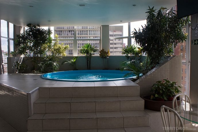Piscina na cobertura