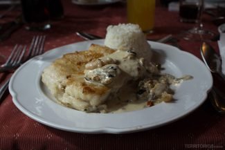 Peixe grelhado em Peulla Peixe grelhado em Peulla