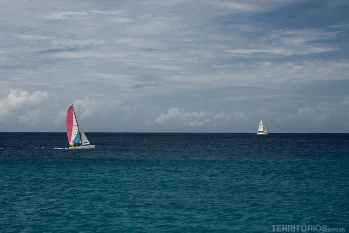 Veleiros na costa oeste de Barbados Veleiros na costa oeste de Barbados