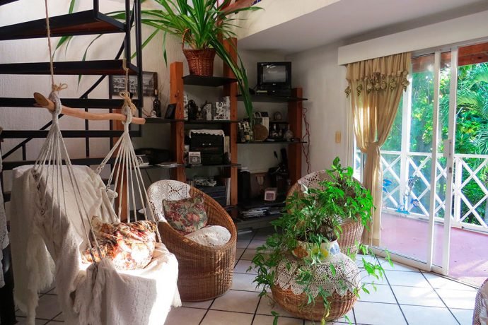 Sala na casa da Edith Susanny, nossa anfitriã no programa Posada Nativa