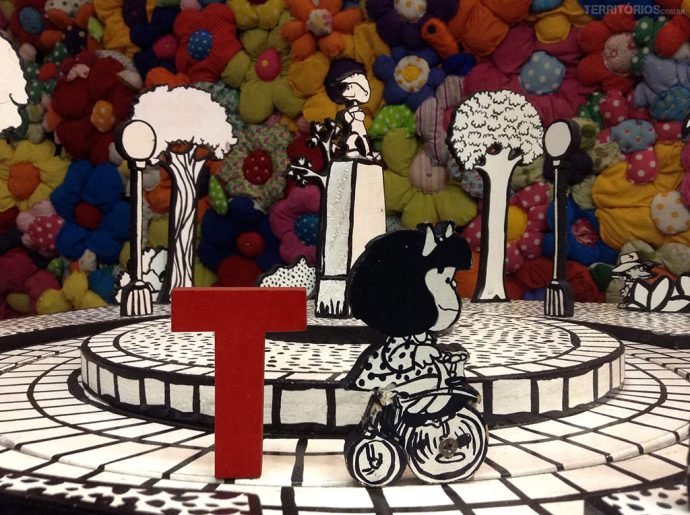 O T e a turma da Mafalda no Paço das Artes, em São Paulo