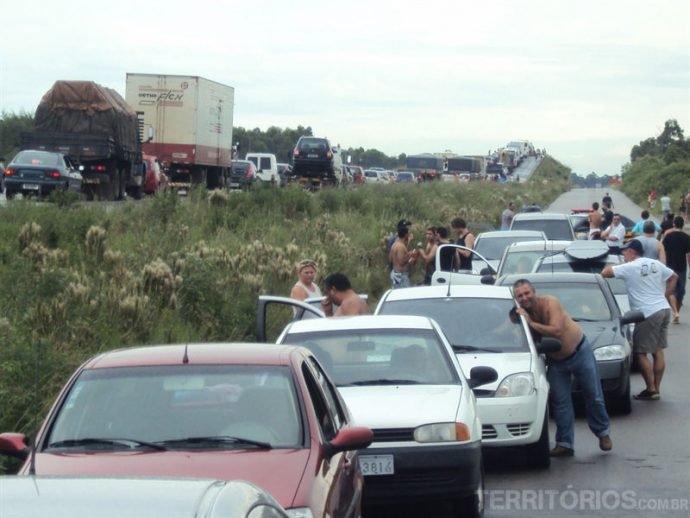 Engarrafamento em Florianópolis