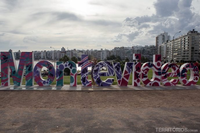 O t colorido da palavra Montevideo