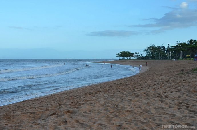 Praias vazias em Vitória