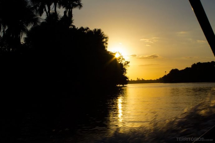 Final de tarde no Rio Preguiças