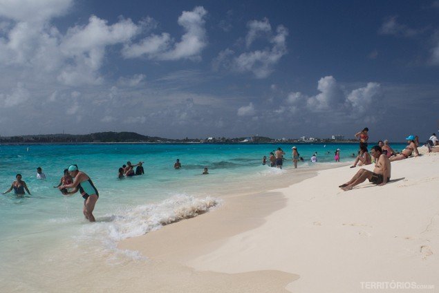 o básico de San Andrés Área para banhistas tem vista para San Andrés