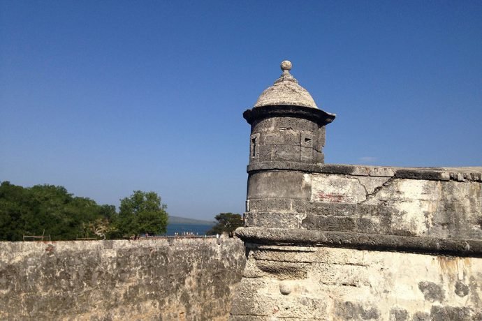 Parada obrigatória no Castelo de San Felipe de Barajas