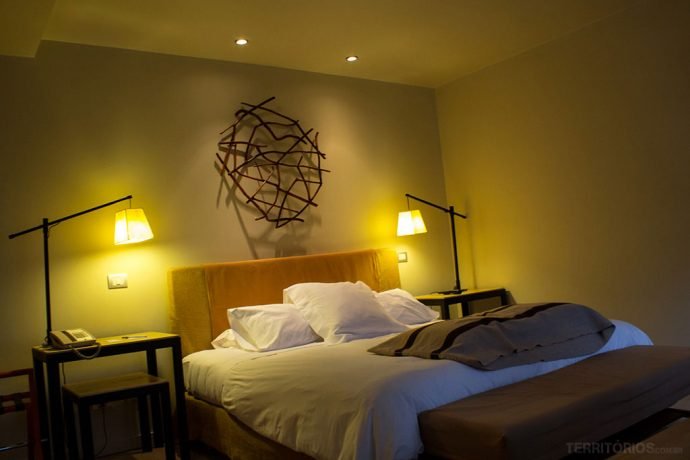 Meu quarto no Hotel Patagónico