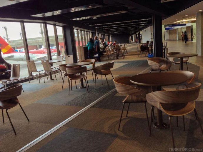 Nova área de embarque do aeroporto de Guarulhos