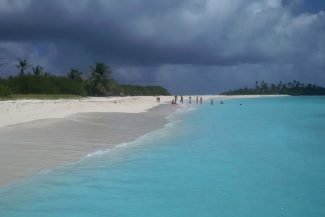 Praia em Cayo Bolivar Praia em Cayo Bolivar