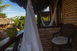 Vista na varanda do meu quarto