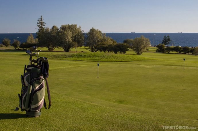 Campo de golfe em Cottlesloe, Western Australia - Austrália