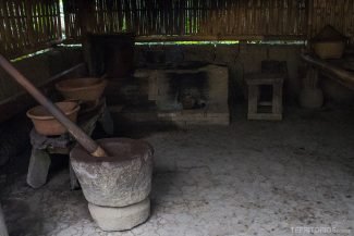 Área para torrar e moer artesanalmente os grãos Área para torrar e moer artesanalmente os grãos