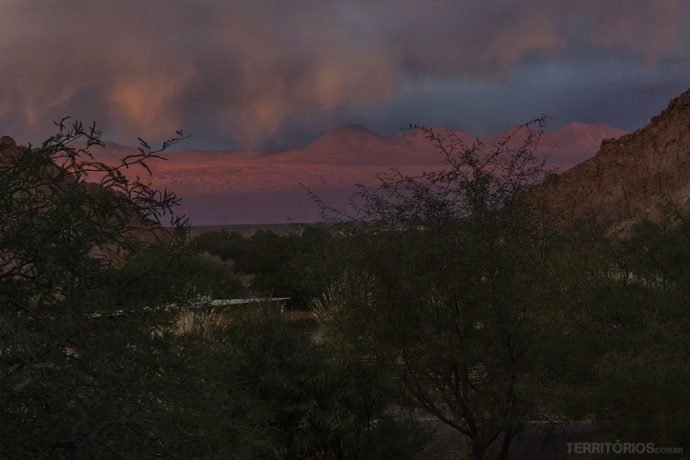 Vista no final da tarde