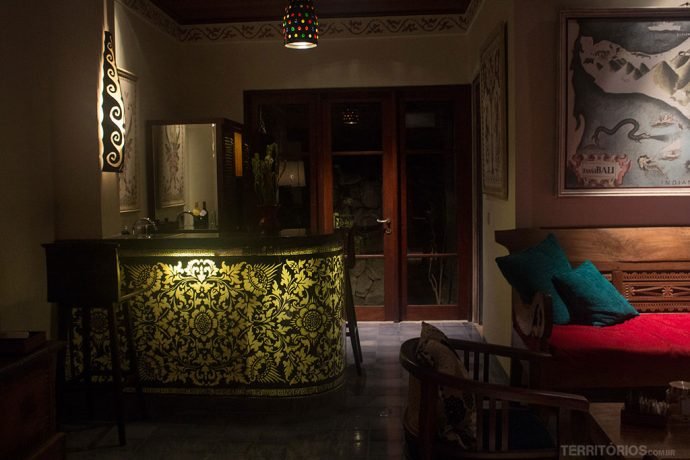 Adorei a iluminação da bancada da cozinha na suite presidencial