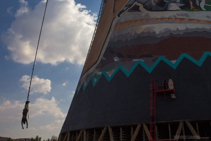 Guilherme foi de bungee jump