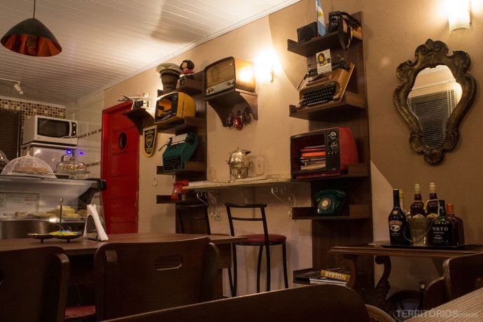 Interior do Café Caminito