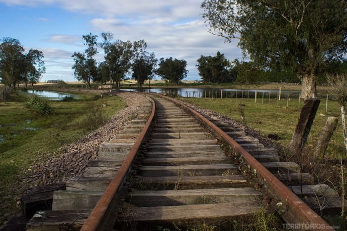 Estrada de ferro desativada