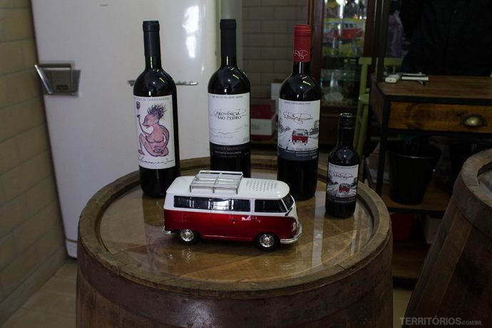 Salamanca do Jarau, Província de São Pedro, Red em dois tamanhos e a kombi