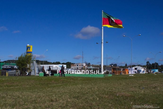 A chegada em Rosário do Sul