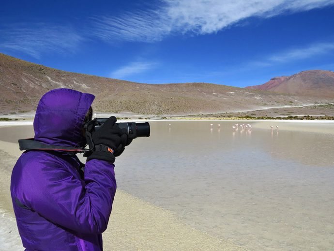 É preciso aprender a fotografar com luvas
