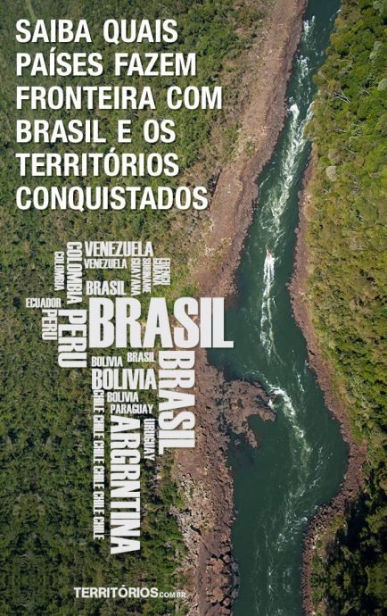 territórios fazem fronteira com Brasil