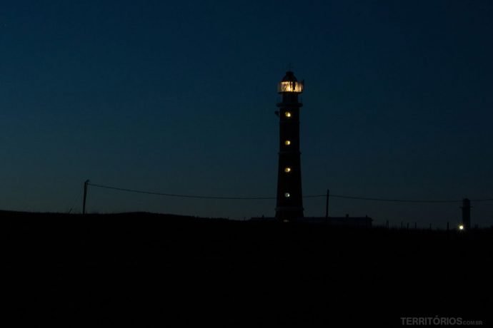 Farol de Cabo Polonio iluminando a escuridão, Rocha - Uruguay